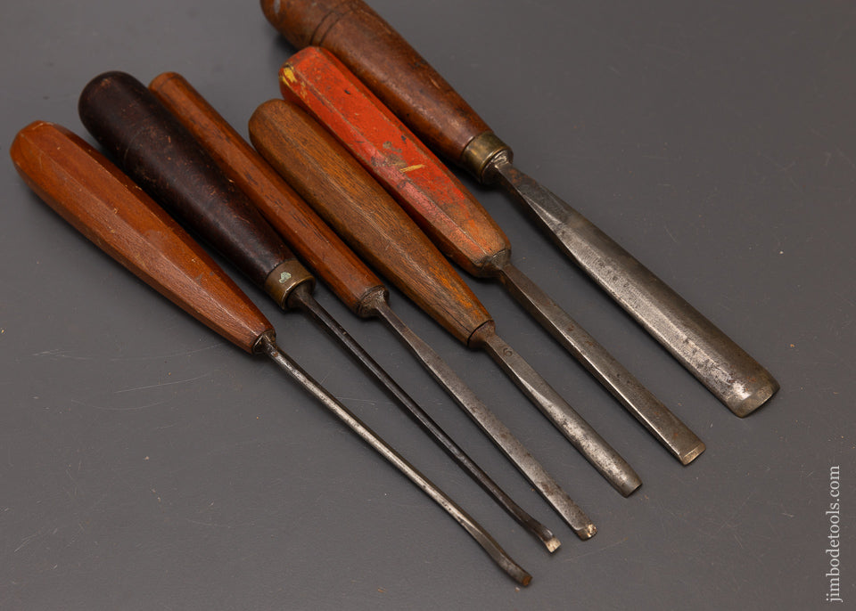 6 BUCK BROS. Carving Chisels Gouges - 108032