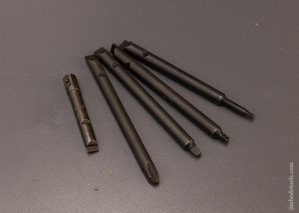Scarce Bits for STANLEY YANKEE No. 130 & 130A Spiral Screwdrivers - 108063