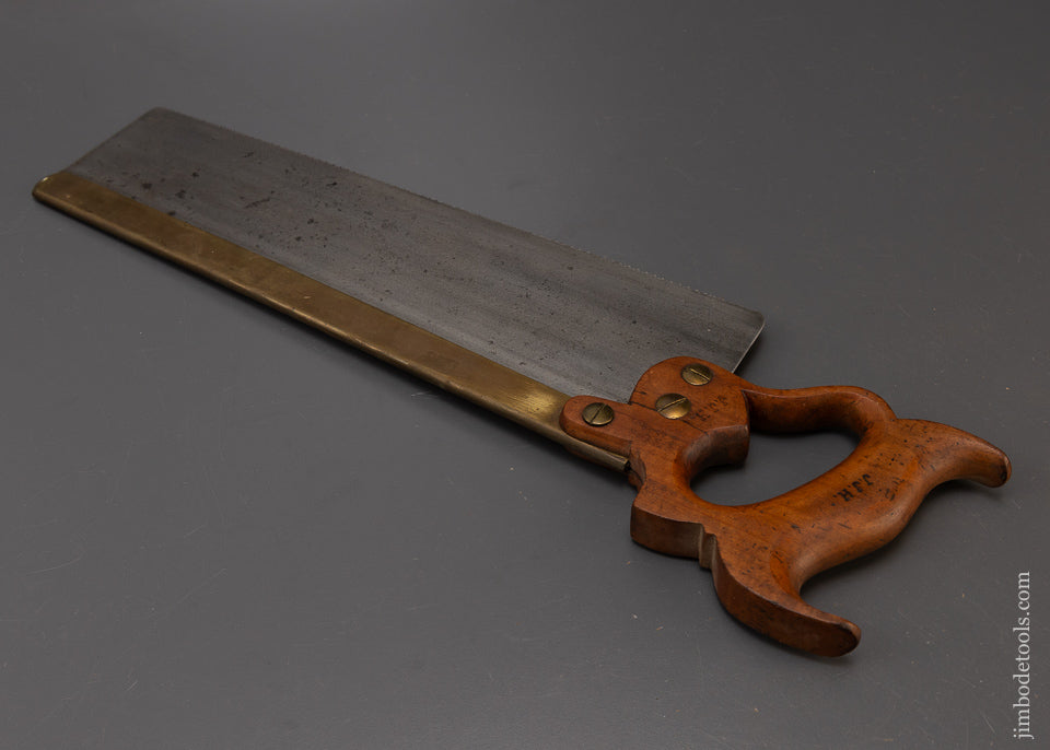 Rare RICHARDSON MECHANINCS PRIDE No Set Brass Back Saw - 108111