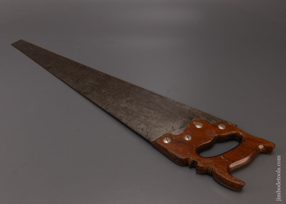 Just Sharpened ATKINS No. 65 Hand Saw with Walnut Handle - 108116