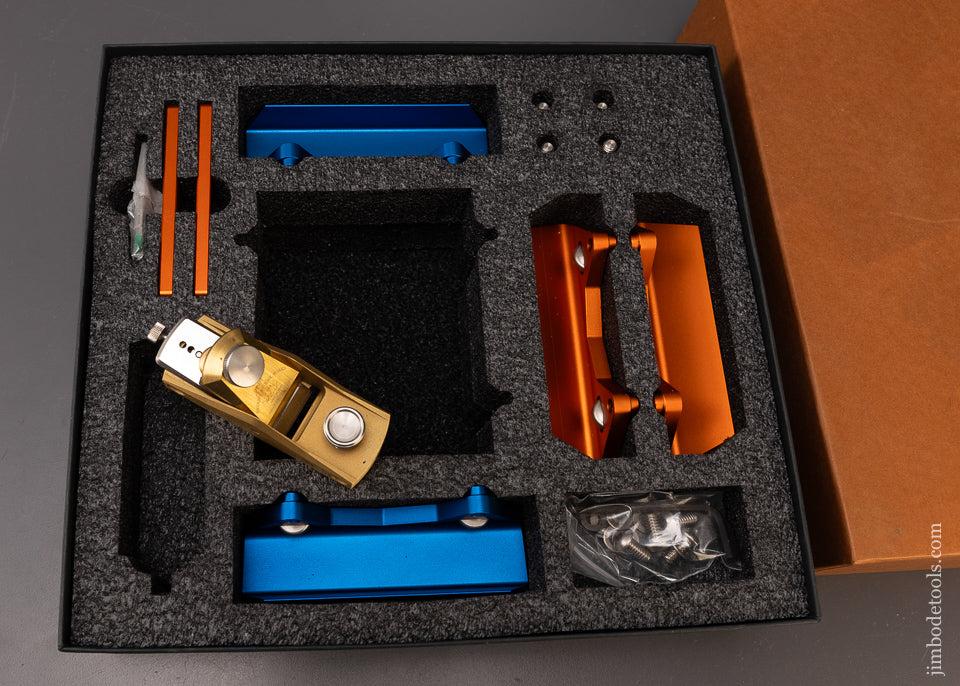 BRIDGE CITY TOOL WORKS HP-8 Brass Baby Block Plane THE WORKS Mint in Box - 108118