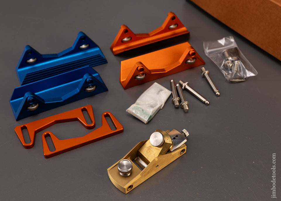 BRIDGE CITY TOOL WORKS HP-8 Brass Baby Block Plane THE WORKS Mint in Box - 108118