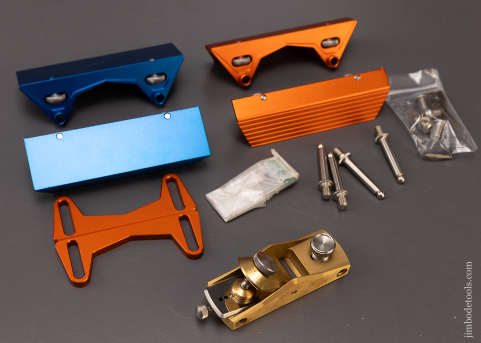 BRIDGE CITY TOOL WORKS HP-8 Brass Baby Block Plane THE WORKS Mint in Box - 108118