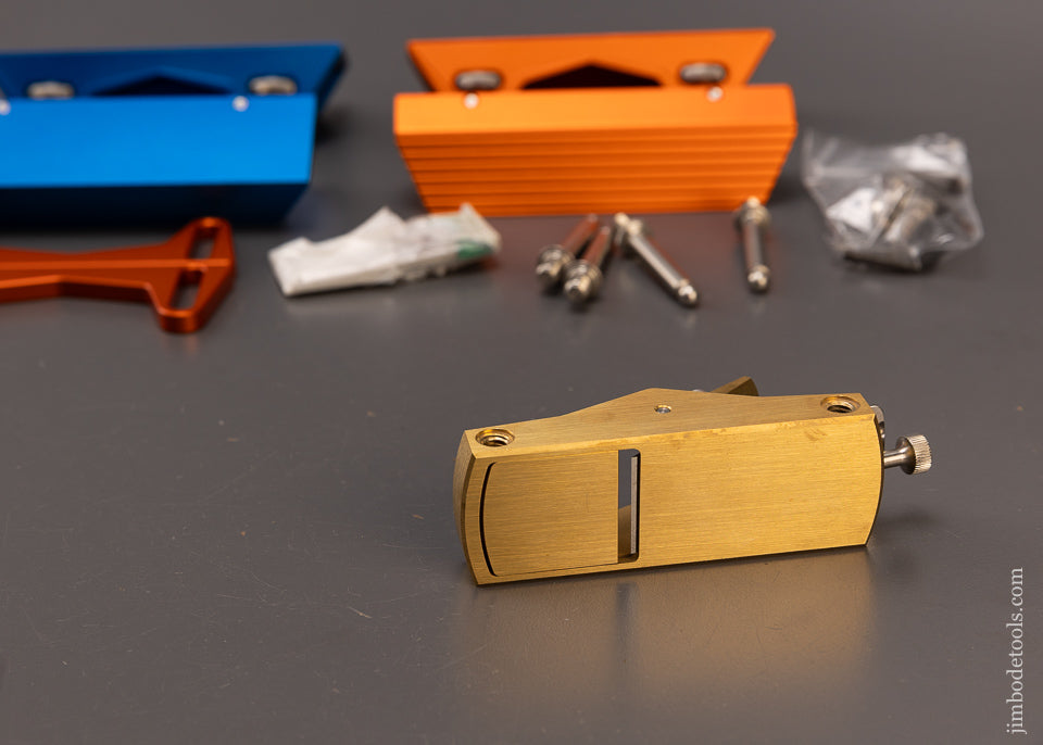 BRIDGE CITY TOOL WORKS HP-8 Brass Baby Block Plane THE WORKS Mint in Box - 108118