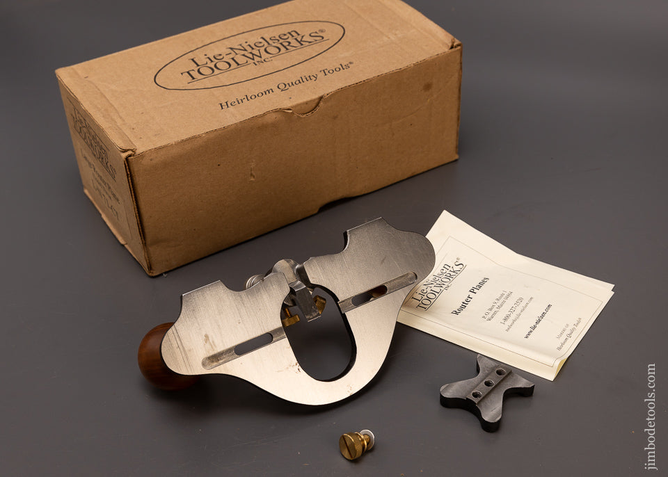 LIE NIELSEN LN 71-CT Large Router Plane Near Mint in Box - 108139