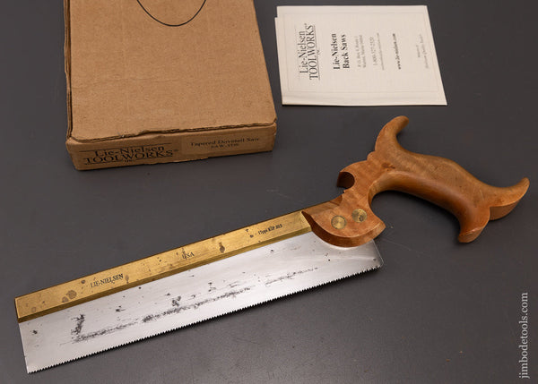 LIE NIELSEN LN SAW-TDS Tapered Dovetail Saw Near Mint in Box - 108143