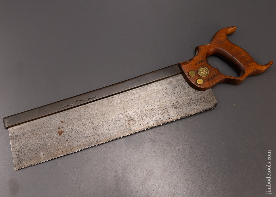Rare VANC & LANDIS 14 Inch Back Saw - 108156