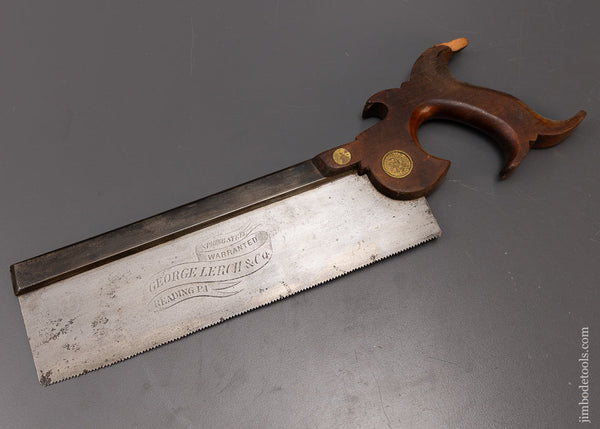 Dual Mark RICHARDSON FOR GEORGE LERCH & CO. Reading PA Dovetail Saw - 108158