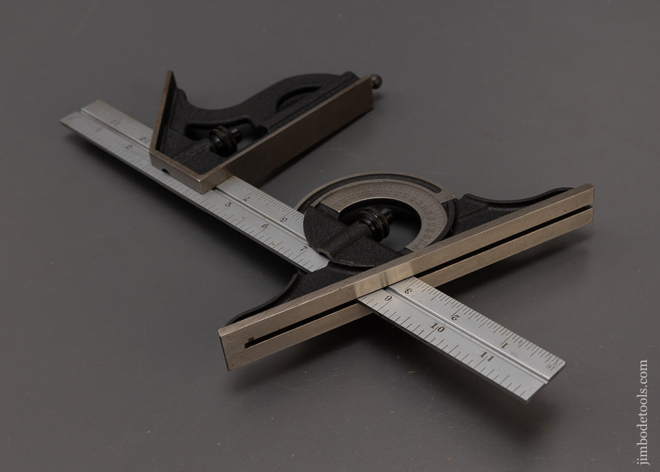 Mint 12 Inch STARRETT Combination Square - 108188