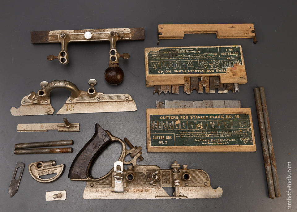 Complete STANLEY No. 45 Combination Plane SWEETHEART - 108203