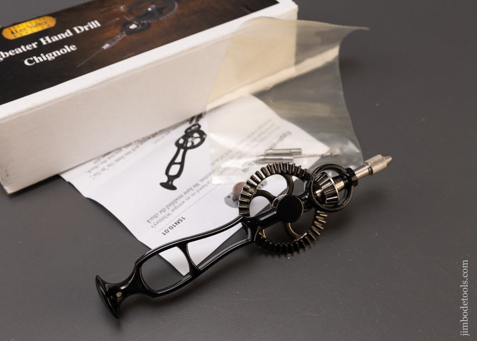 LEE VALLEY Eggbeater Hand Drill Mint in Box - 108206