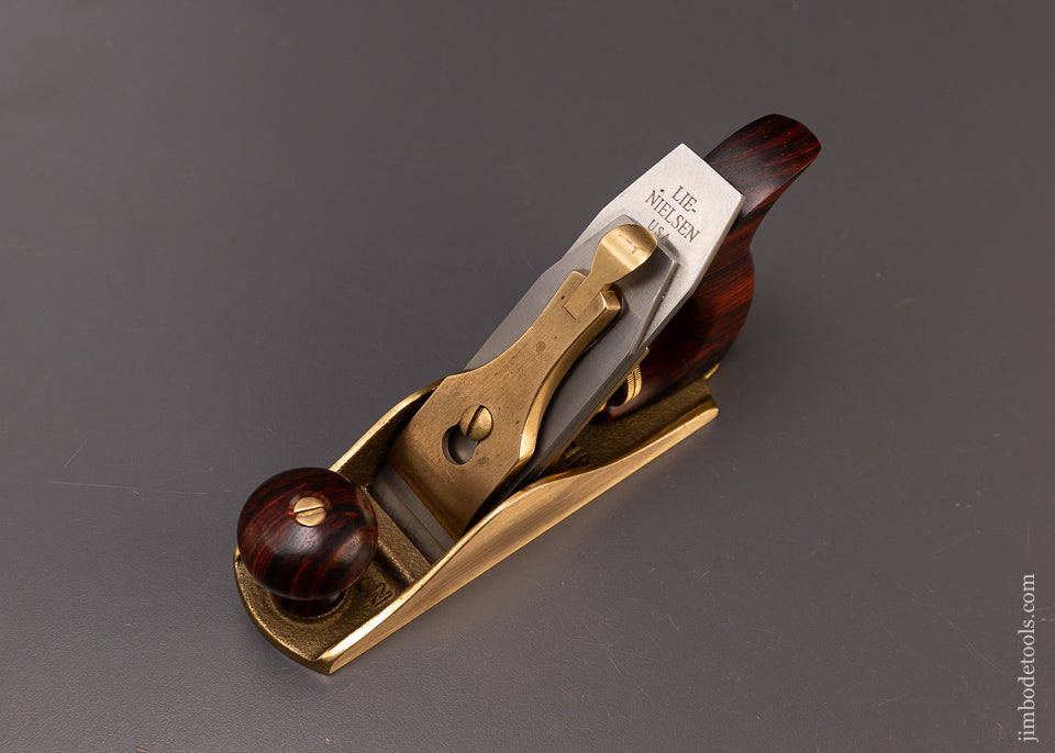 LIE NIELSEN No. 1 Smooth Plane Bronze with CocoBolo Fittings Mint Unused - 108207