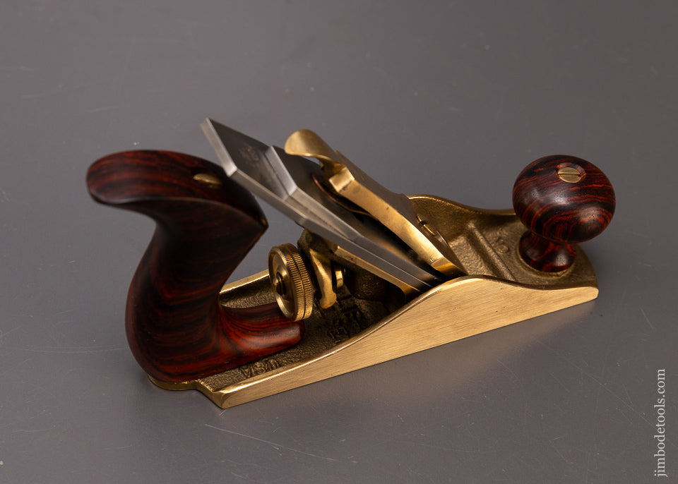 LIE NIELSEN No. 1 Smooth Plane Bronze with CocoBolo Fittings Mint Unused - 108207