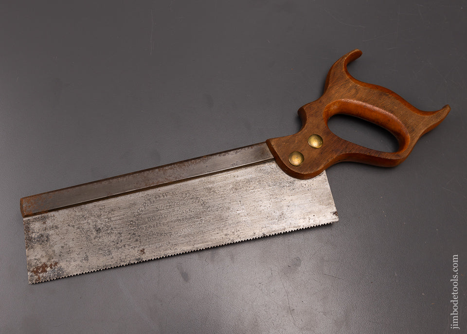 BIGELOW & DOWSE BOSTON MASS. 10 Inch Dovetail Saw - 108210