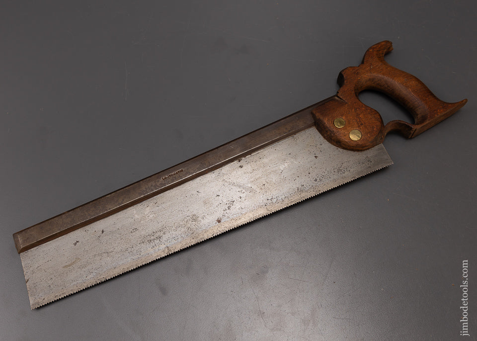 LLOYD DAVIS Ca. 1830’s 14 Inch Tenon Saw - 108212