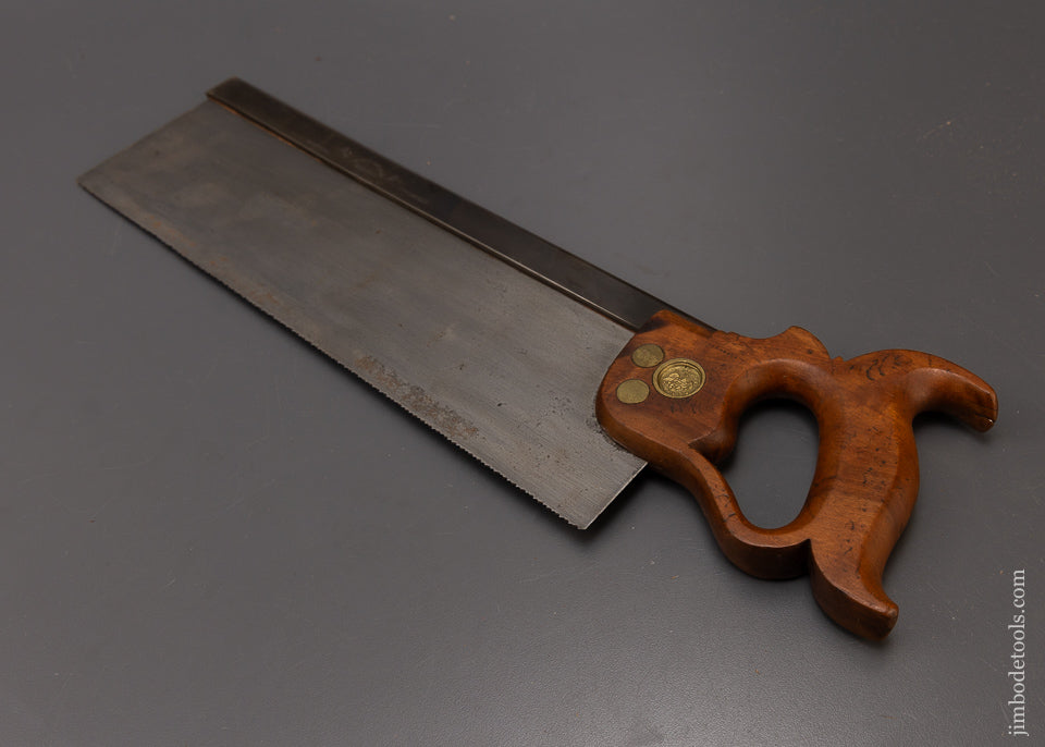 Early DISSTON Double Eagle 14 Inch Back Saw - 108213