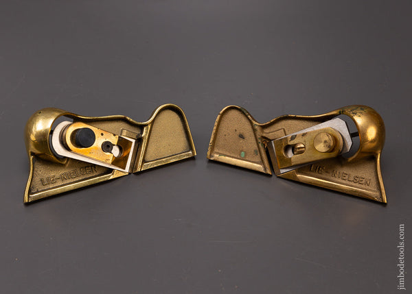 Impossible-to-Find LIE NIELSEN No. 95 Right & Left-Handed Edge Planes  BRONZE - 108265