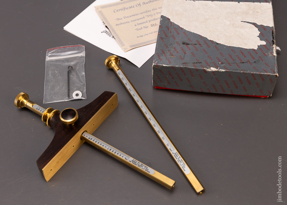 BRIDGE CITY TOOL WORKS DG-2 Depth Gauge Mint in Box - 108272