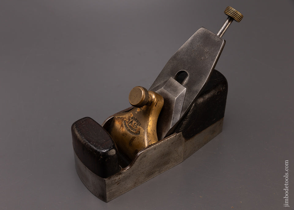 Rare NORRIS No. A14 Smooth Plane Rosewood Infill Pre-War - 108274