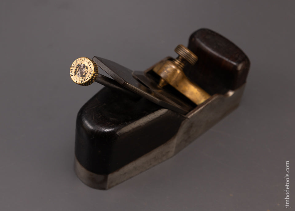Rare NORRIS No. A14 Smooth Plane Rosewood Infill Pre-War - 108274