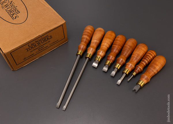 Curly Maple LIE NIELSEN 8 Piece Screwdriver Set DISCONTINUED Mint - 108280