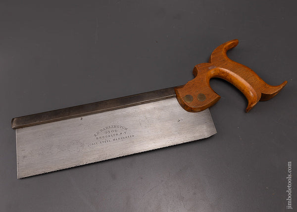 Extra Fine J.D. DARLINGTON BROOKLYN N.Y. No. 30 Dovetail Saw - 108316