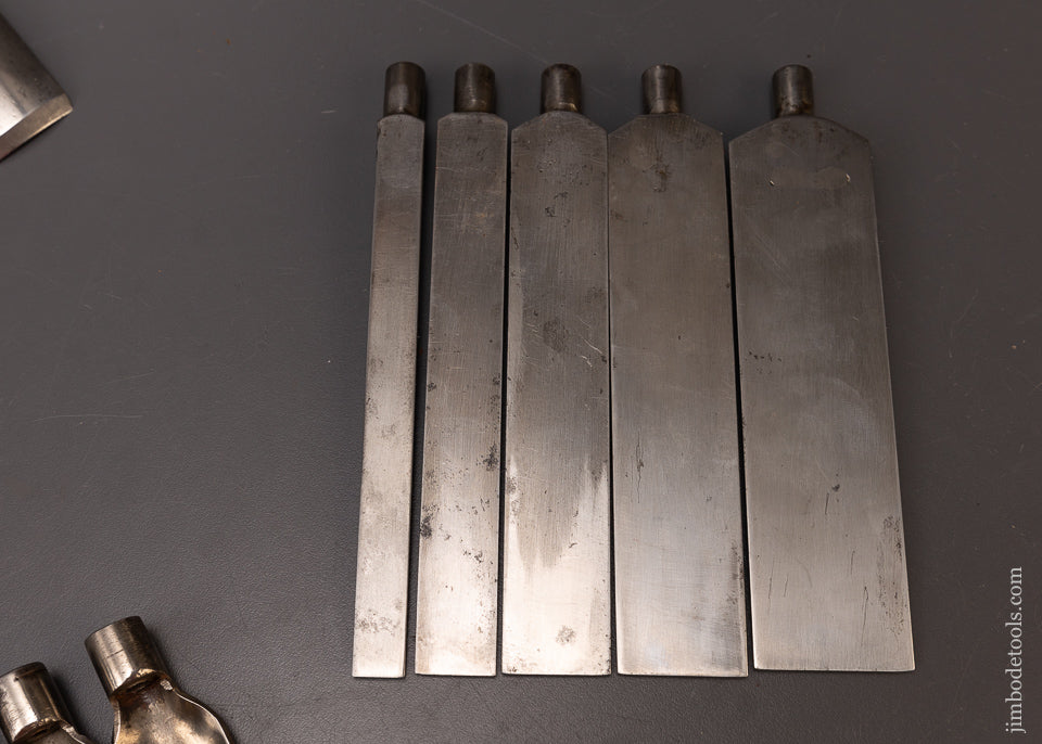 Rare & Fine 25 Piece Pattern Maker’s Paring Chisel & Gouge Set by ADAMS & NELSON CO. - 108327