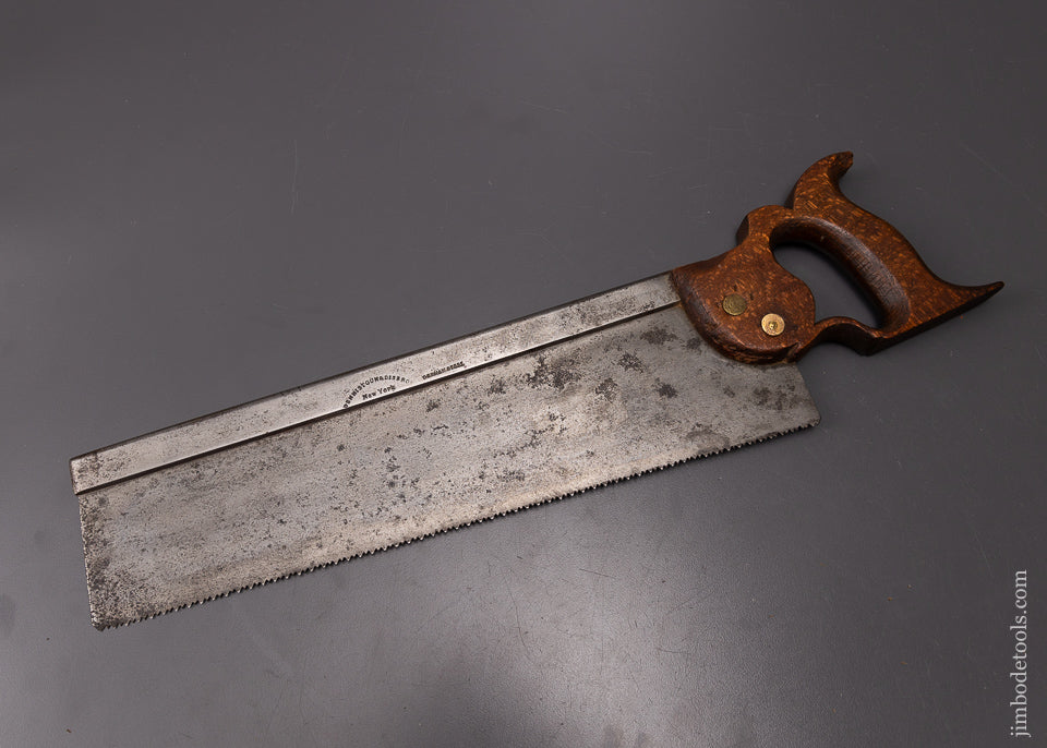 DENNISTOUN & DISBRON GERMAN STEEL Early Back Saw - 108332