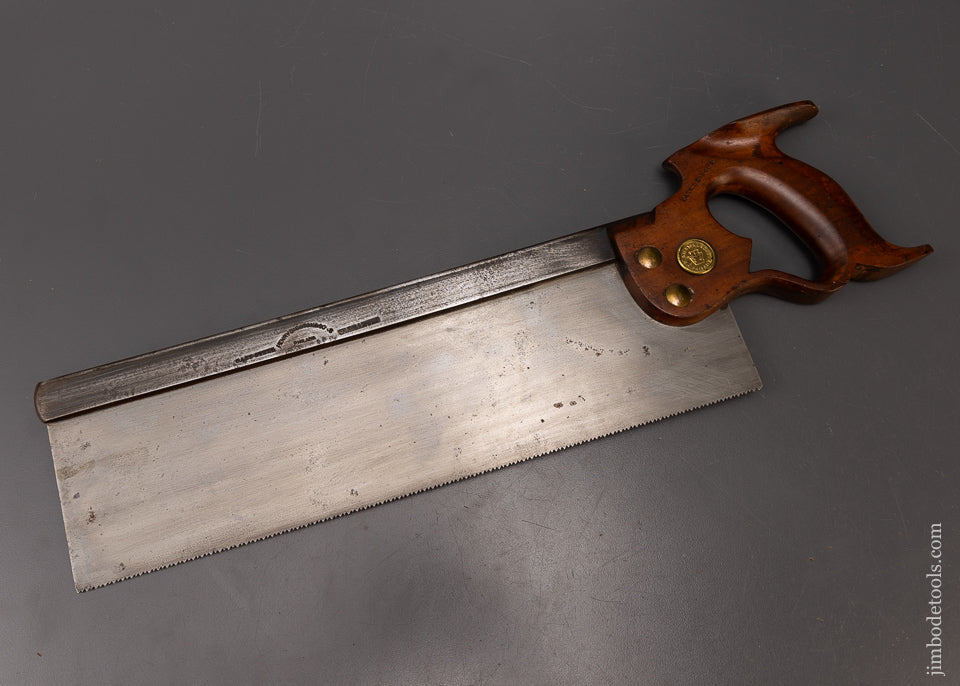 DISSTON No. 4 Back Saw with Regan Patent Handle - 108333