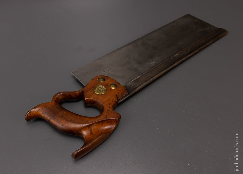 DISSTON No. 4 Back Saw with Regan Patent Handle - 108333