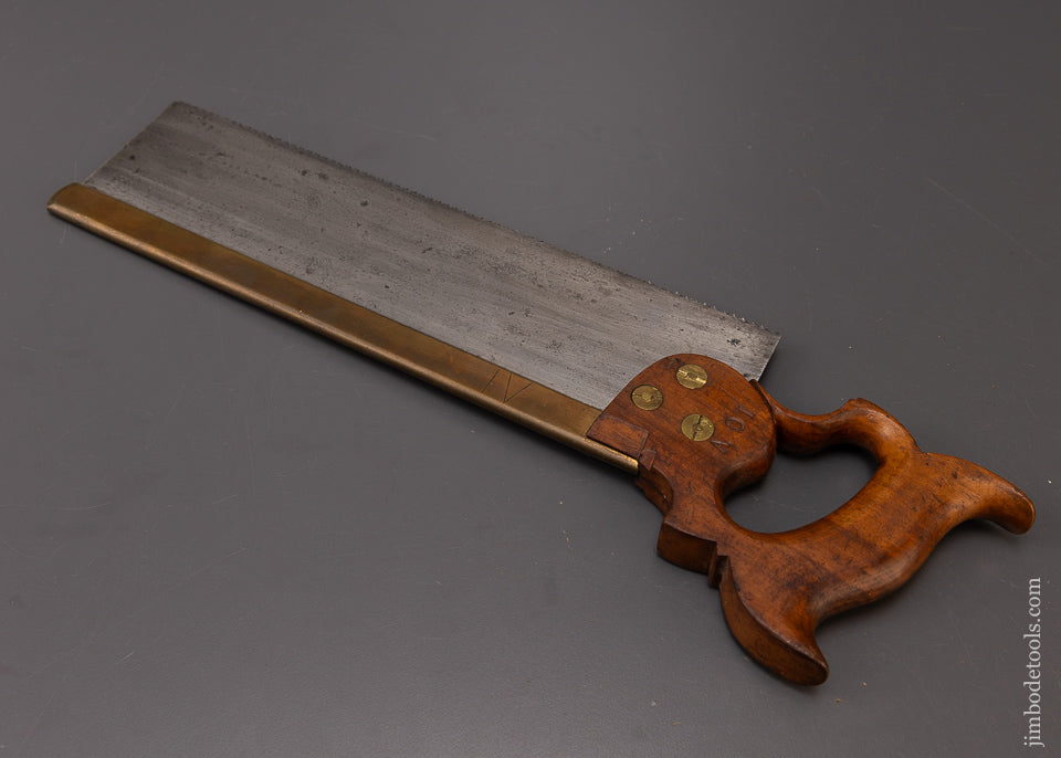 Rare DISSTON No. 5 Brass Back Saw - 108338