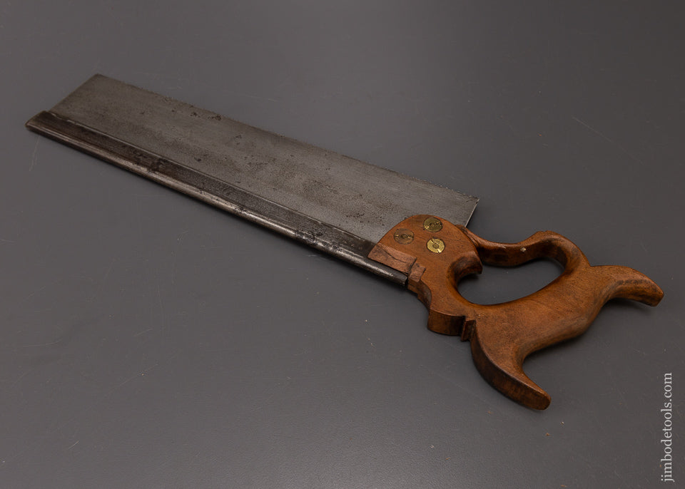Early DISSTON Double Eagle Back Saw - 108348