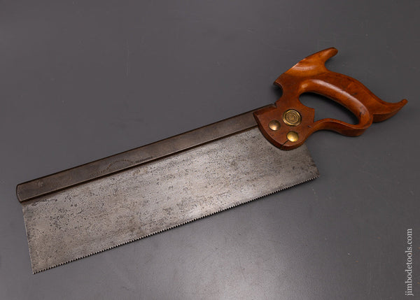 Rare DISSTON Lead Cutting Saw with REAGAN PATENT Handle - 108353