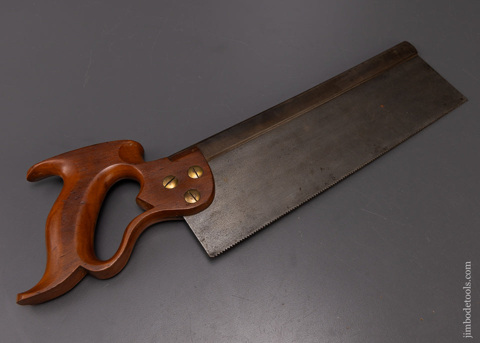 Rare DISSTON Lead Cutting Saw with REAGAN PATENT Handle - 108353