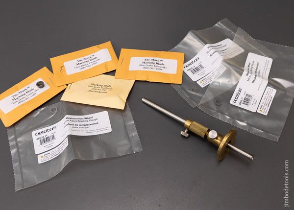 GLEN DRAKE Marking Gauge with Extra Cutters / Wheels - 108381