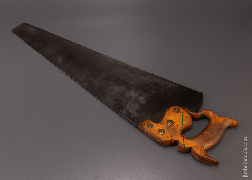 Early DISSTON No. 7 Rip Hand Saw Ca. 1896-1917 - 108400