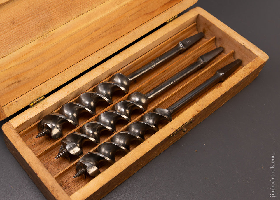 Rare Fast Boring Single Thread No. 101 JENNINGS Bit Set - 108420