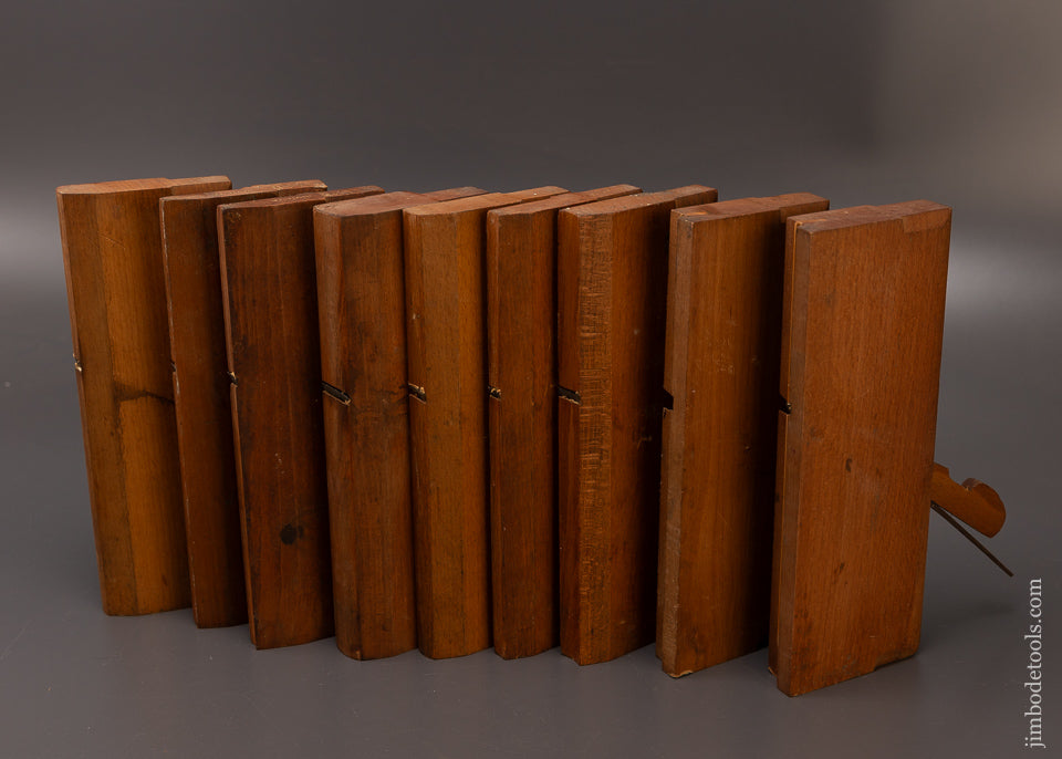 Near Mint Set of 9 Moulding Planes - 108440