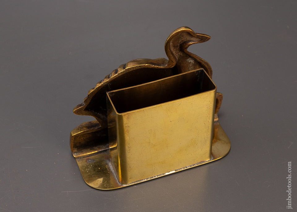 Awesome Brass Mantle Top Spill Holder 3 1/4 Inches Tall - 108442