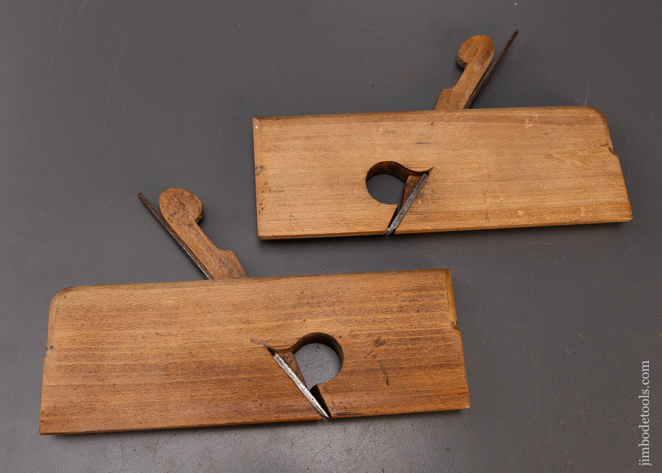 Fine Pair of Side Bead Moulding Planes by BROWN - 108468