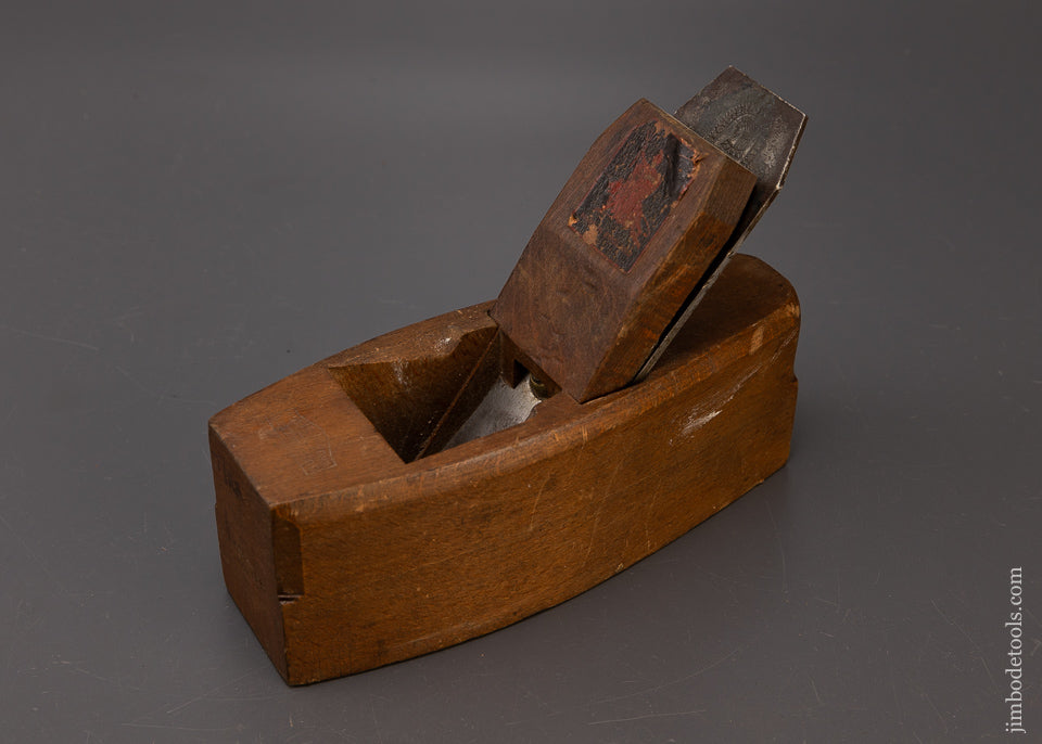 Fine Crisp English Beech 7 1/2 Inch Coffin Smooth Plane by MASTER - 108470