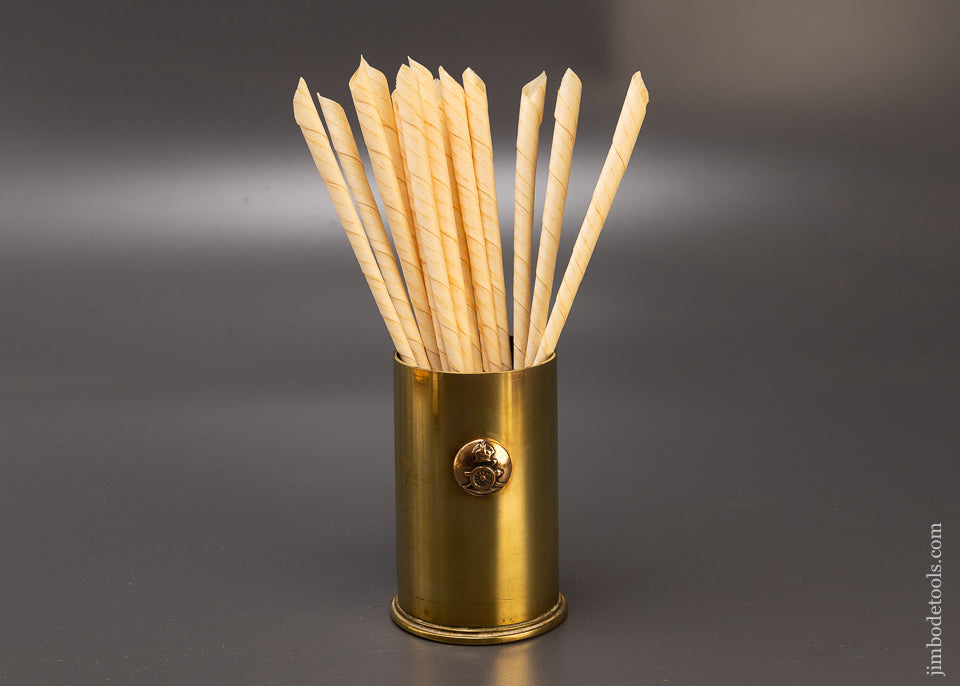 Awesome Brass Mantle Top Spill Holder 4 1/2 Inches Tall - 108485