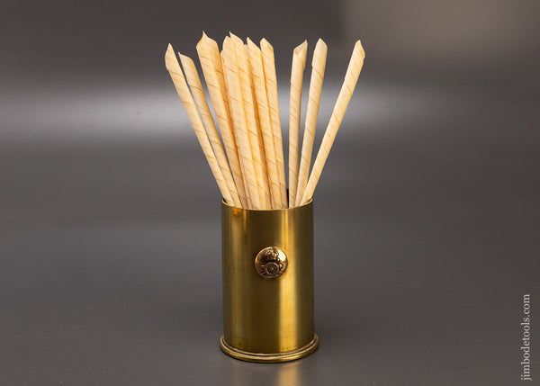 Awesome Brass Mantle Top Spill Holder 4 1/2 Inches Tall - 108485