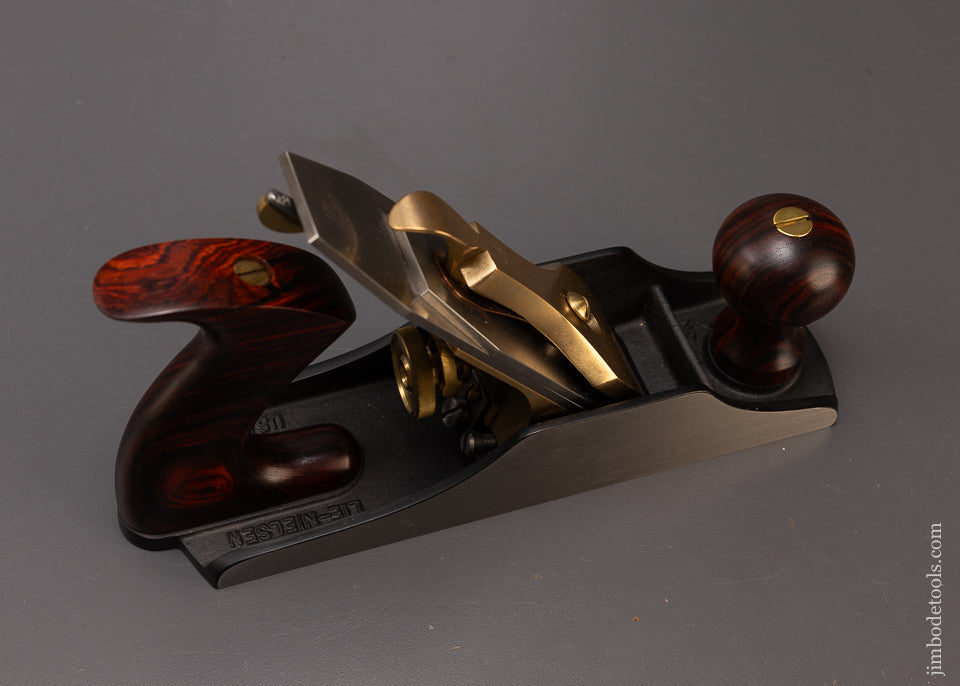 LIE NIELSEN No. 4 Smooth Plane with Cocobolo Handles and 50° Frog Mint in Box - 108545