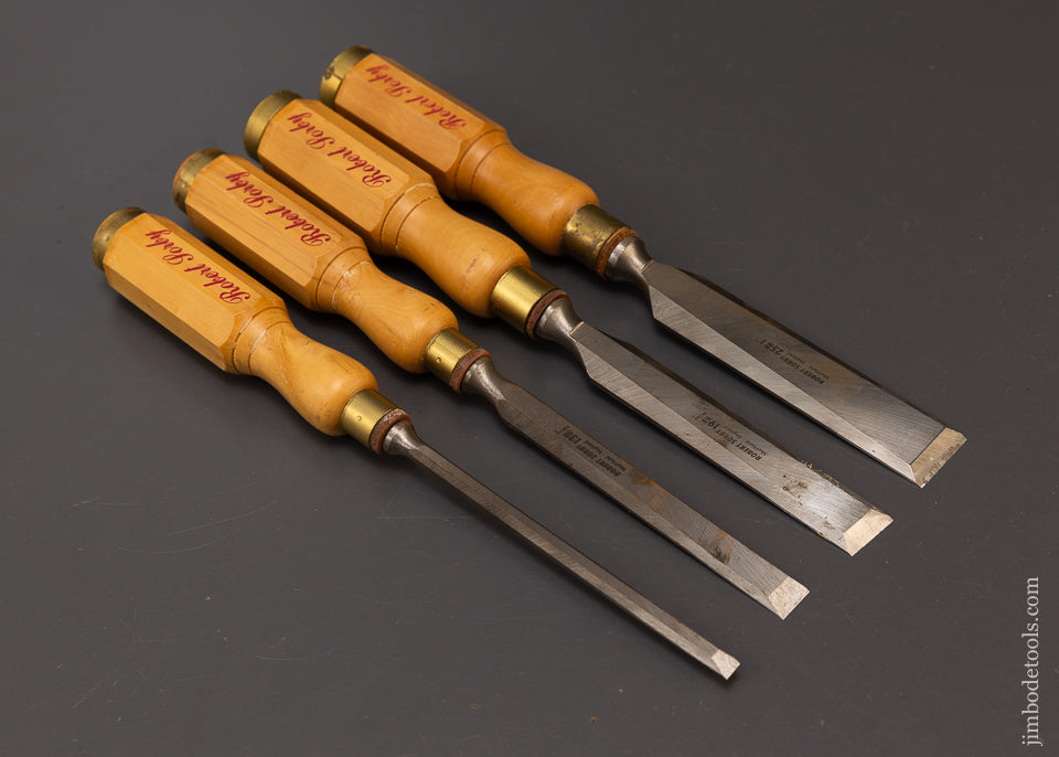 Mint Unused LONDON BOXWOOD Handle Bench Chisels - 108547