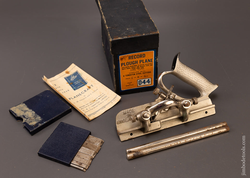 100% Complete RECORD No. 044 Plough Plane Near Mint in Original Box - 108568