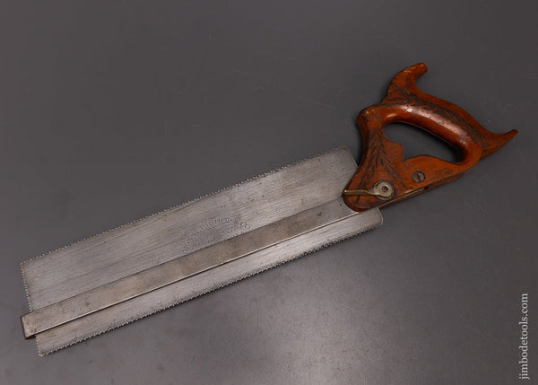 Fine WUEST PATENT GEO. BISHOP No. 10 Dovetail Saw Gauge Saw - 108572