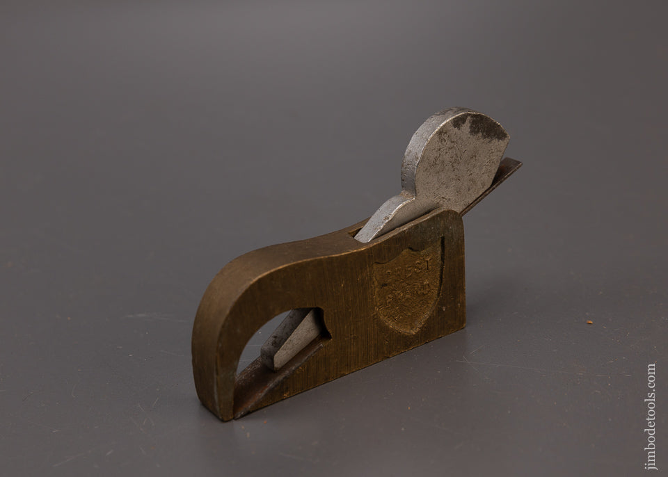 Rare CREST Brand Solid Brass Bullnose Shoulder Plane- 108589