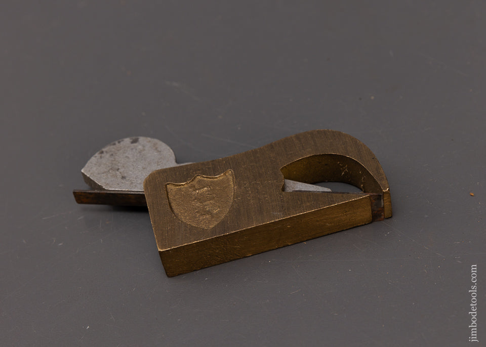 Rare CREST Brand Solid Brass Bullnose Shoulder Plane- 108589