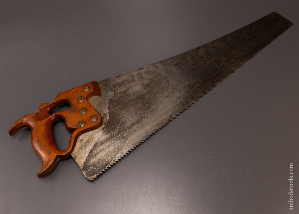 Premium DISSTON D 100 Thumb Hole 28 Inch Rip Hand Saw - 108610